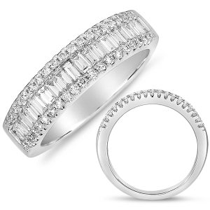 PLAT Baguette Wedding Band