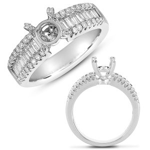Baguette Diamond Engagement Ring Baguette Diamond Engagement Ring