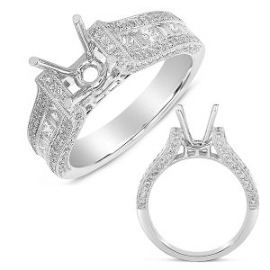 White Gold Engagement Ring White Gold Engagement Ring