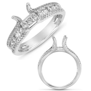 White Gold Engagement Ring White Gold Engagement Ring