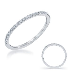 14KW Round Wedding Band