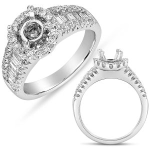 Baguette Diamond Engagement Ring Baguette Diamond Engagement Ring