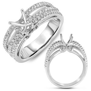 White Gold Engagement Ring White Gold Engagement Ring