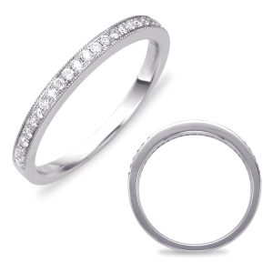White Gold Wedding Band White Gold Wedding Band