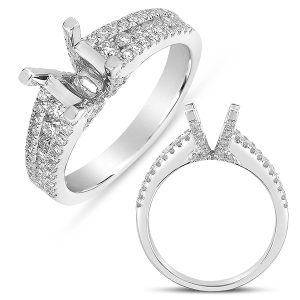 White Gold Engagement Ring White Gold Engagement Ring