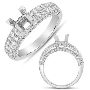 White Gold Semi Mounting White Gold Semi Mounting