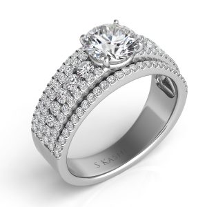 White Gold Engagement Ring White Gold Engagement Ring