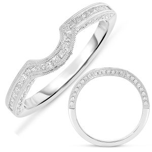 White Gold Matching Band White Gold Matching Band