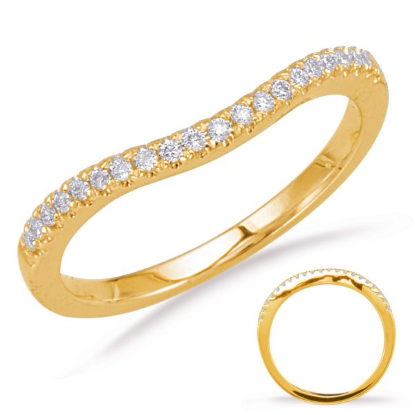 14KY Round Wedding Band