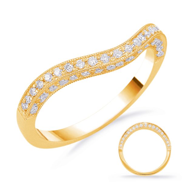 14KY Round Wedding Band