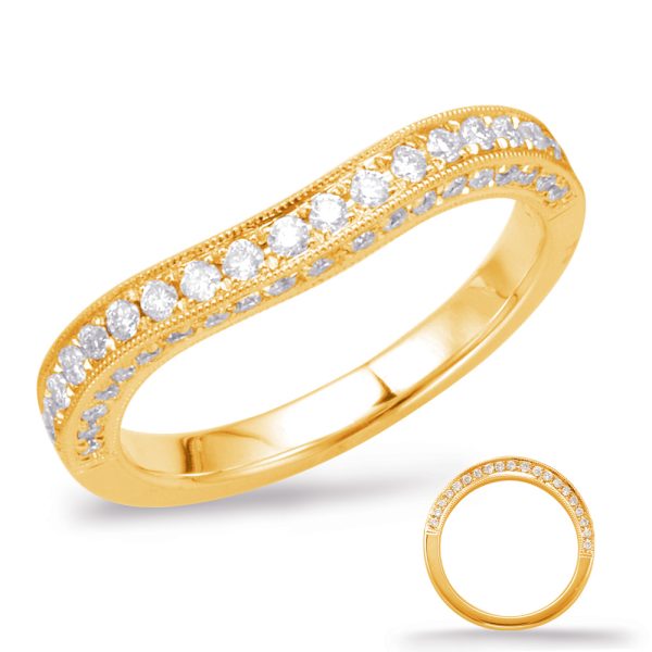 14KY Round Wedding Band