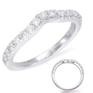 White Gold Matching Band White Gold Matching Band