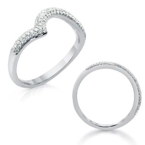 White Gold Wedding Band