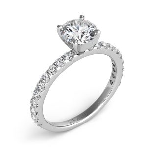 White Gold Engagement Ring White Gold Engagement Ring