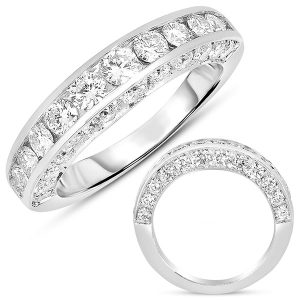 White Gold Wedding Band White Gold Wedding Band
