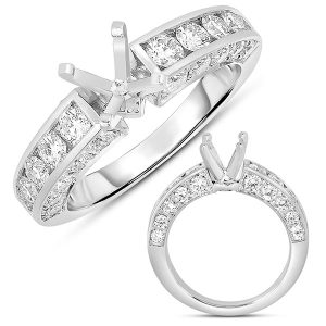 White Gold Engagement Ring White Gold Engagement Ring