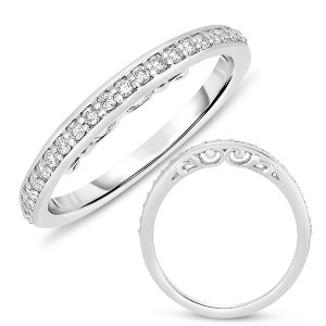 White Gold Wedding Band White Gold Wedding Band