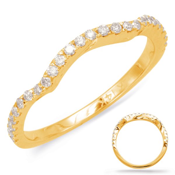 14KY Round Wedding Band