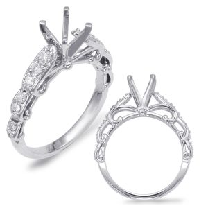 White Gold Semi Mounting White Gold Semi Mounting