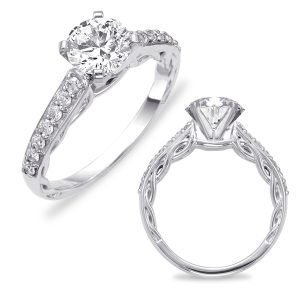 White Gold Semi Mounting White Gold Semi Mounting