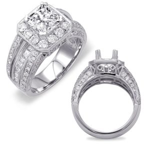 White Gold Engagement Ring White Gold Engagement Ring