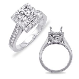 White Gold Engagement Ring White Gold Engagement Ring