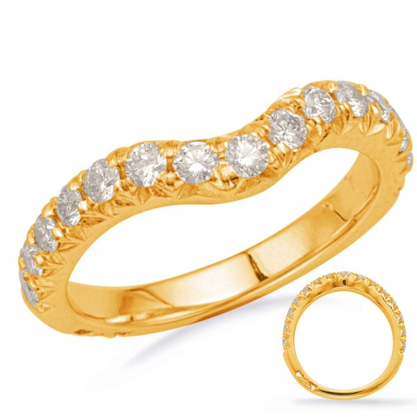 14KY Round Wedding Band