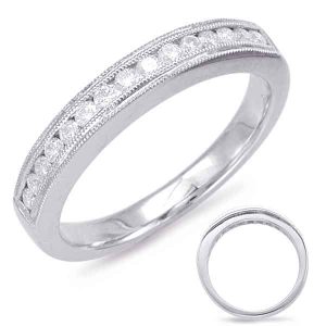 White Gold Matching Band White Gold Matching Band