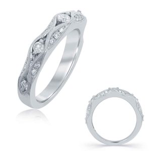 White Gold Wedding Band White Gold Wedding Band