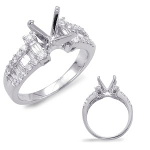 White Gold Engagement Ring White Gold Engagement Ring