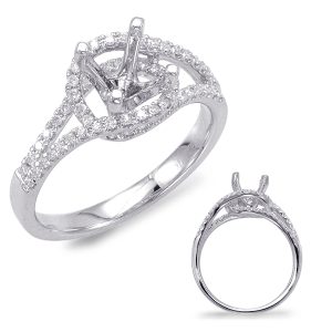 White Gold Engagement Ring White Gold Engagement Ring