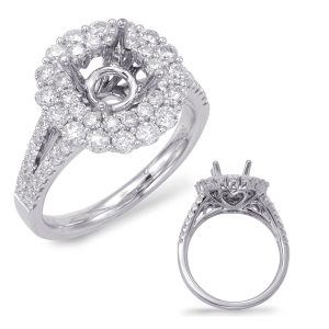 White Gold Engagement Ring White Gold Engagement Ring
