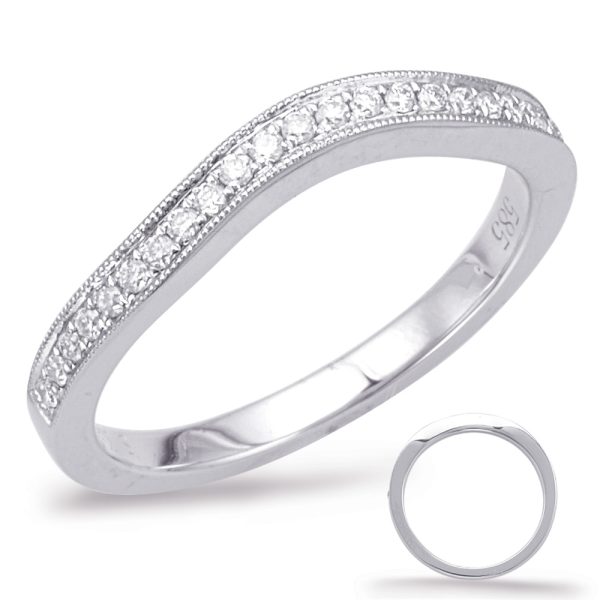 White Gold Matching Band