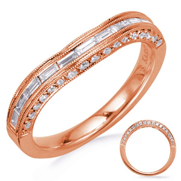 14ROS Baguette Wedding Band