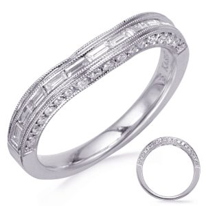 14KW Baguette Wedding Band