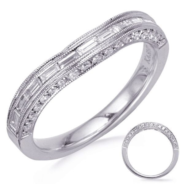 14KW Baguette Wedding Band