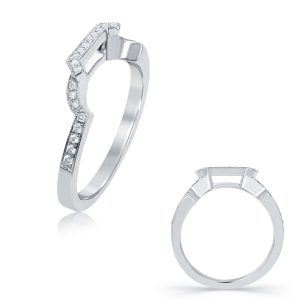 White Gold Matching Band White Gold Matching Band