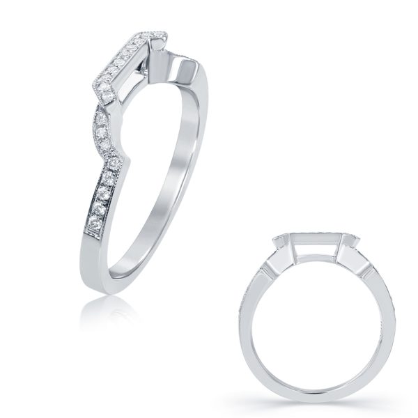 White Gold Matching Band