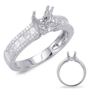 White Gold Engagement Ring White Gold Engagement Ring