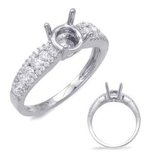White Gold Engagement Ring White Gold Engagement Ring
