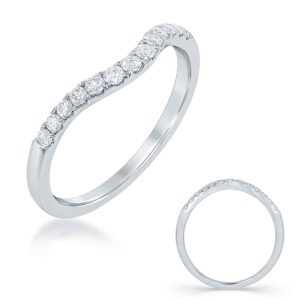 White Gold Matching Band White Gold Matching Band