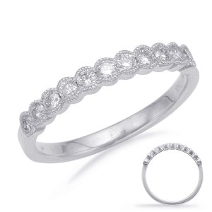 White Gold Wedding Band White Gold Wedding Band