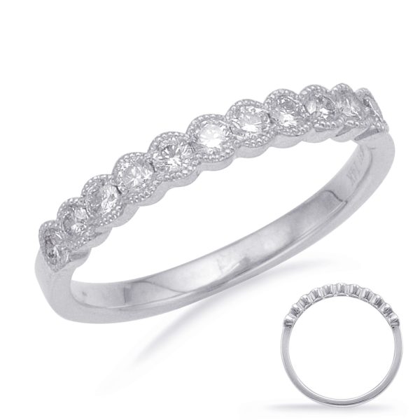 White Gold Wedding Band