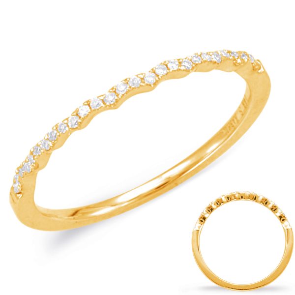 14KY Round Wedding Band