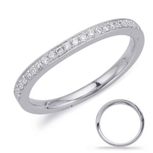 White Gold Matching Band White Gold Matching Band