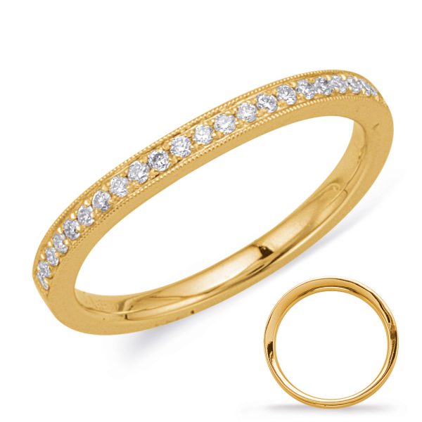 14KY Round Wedding Band
