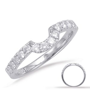 White Gold Matching Band White Gold Matching Band