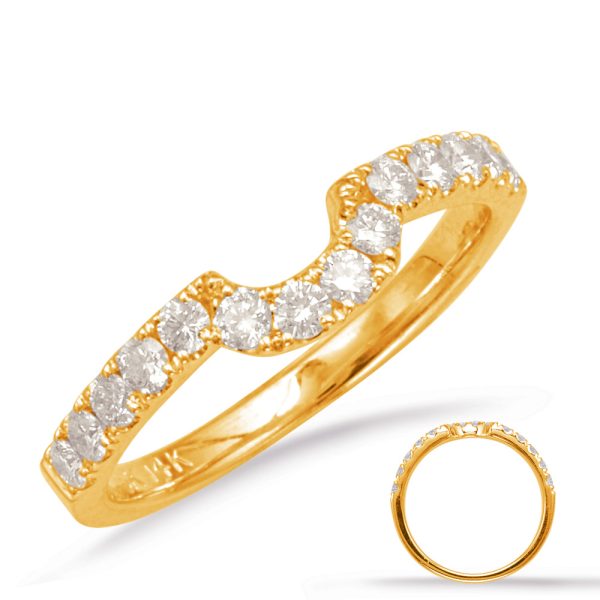 14KY Round Wedding Band