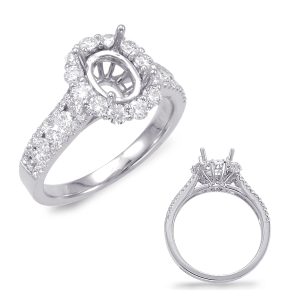 White Gold Engagement Ring White Gold Engagement Ring