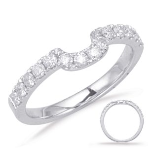 White Gold Matching Band White Gold Matching Band
